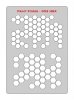Paint Forge PFST002M STENCIL - HEX 2